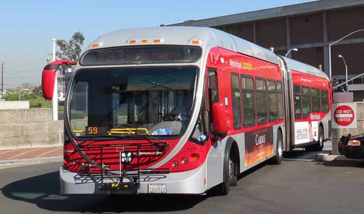 LA Metro Rapid NABI 60-BRT 9359